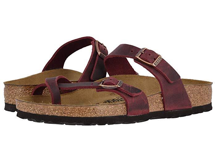 birkenstock mayari zinfandel oiled leather