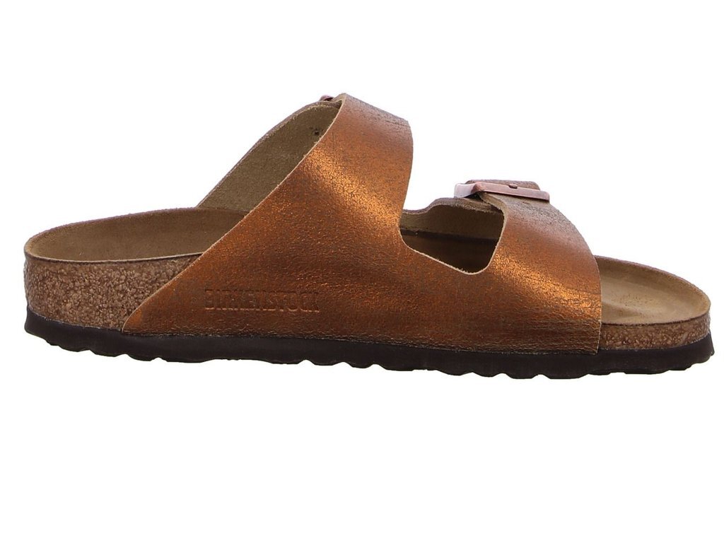 birkenstock washed metallic antique copper