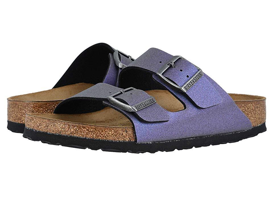 birkenstock arizona icy metallic violet