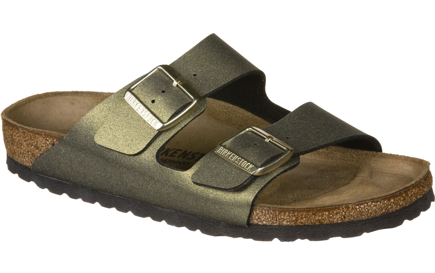 birkenstock arizona icy metallic anthracite