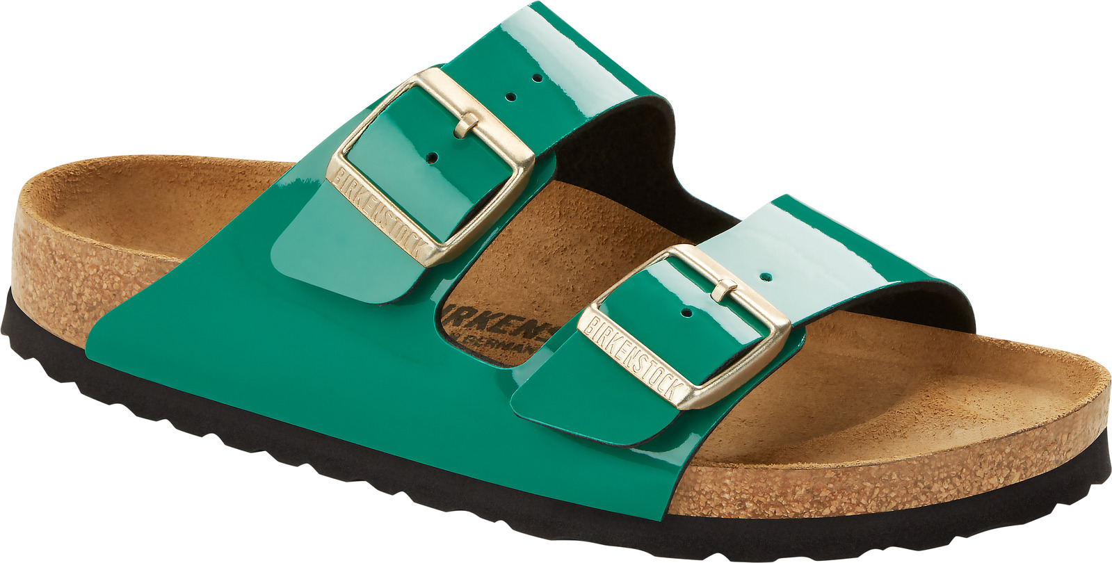 Green birkenstocks women's sale