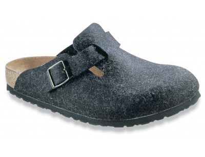 birkenstock boston wool felt anthracite