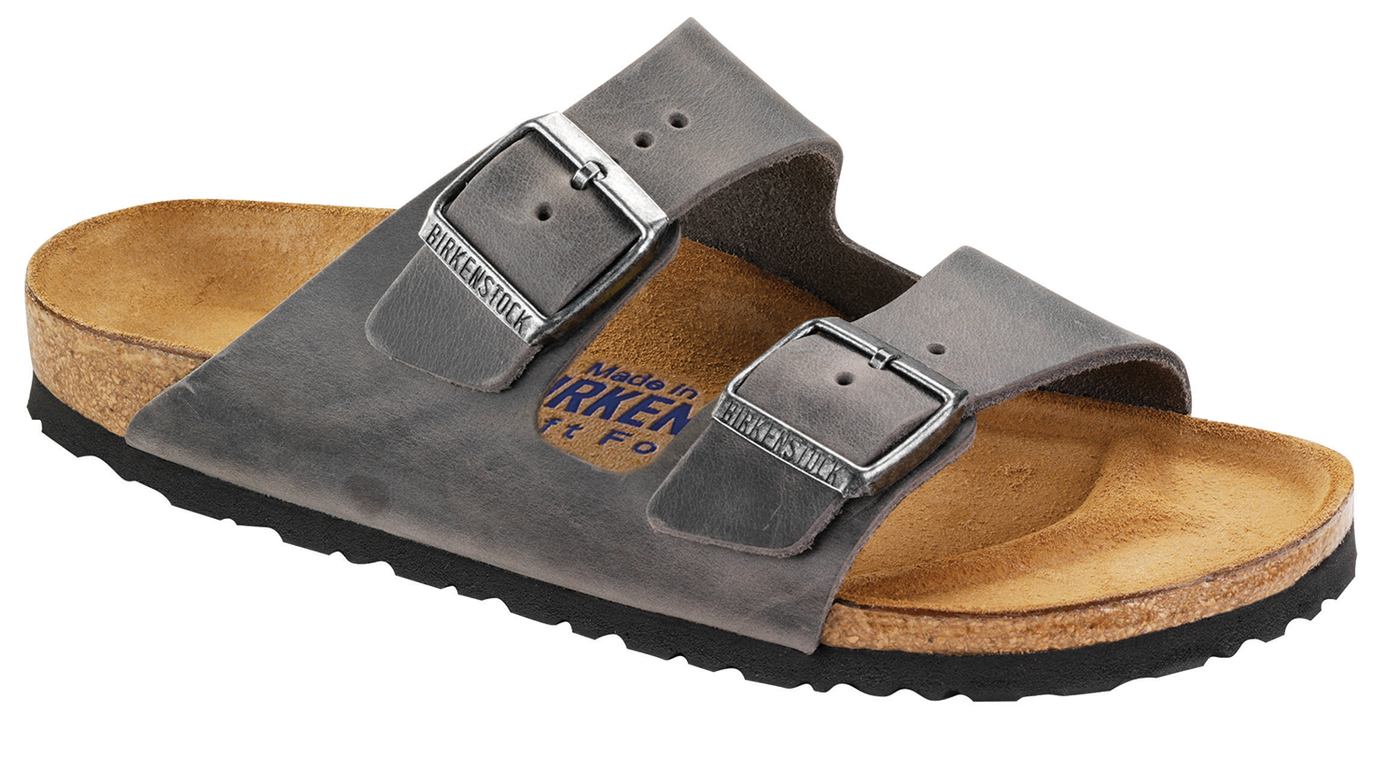 birkenstock arizona soft footbed oiled leather sandal